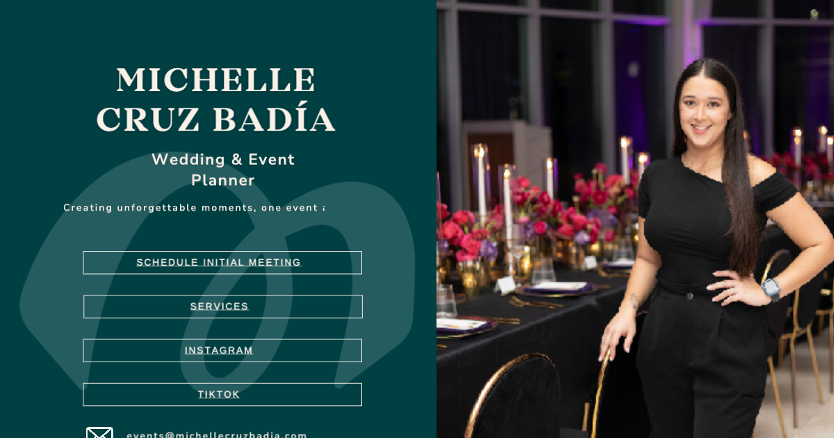Michelle Cruz Badía Events — wedding